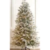 Raz Imports Raz 7.5' or 9' Snowy Nordic Fir with Brilliant Color Change LED Lights Christmas Tree New