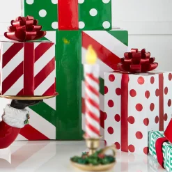 Raz Imports Raz 15.5" Oversized Red and White Packages Christmas Decoration 4510389 Clearance