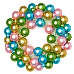 Raz Imports Raz 17" Pastel Pearl Ball Ornament Easter Wreath W4532771 Best