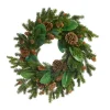 Raz Imports Raz 28" Pine and Magnolia Leaf Christmas Wreath W4511731 Sale