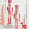 Raz Imports Raz 15.5" Pink Christmas Nutcracker Figure 4422827 New