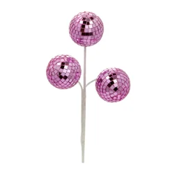 Raz Imports Raz 10" Pink Disco Ball Christmas Tree Spray F4432739 Outlet