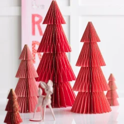 Raz Imports Raz 20" Pink Paper Trees Christmas Decoration 4416373 New