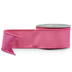 Raz Imports Raz 2.5" Pink Wired Christmas Ribbon R4527839 Discount