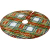 Raz Imports Raz 54" Plaid Christmas Tree Skirt 4221318 Online