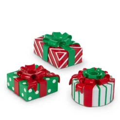 Raz Imports Raz 5" Present Taper Candle Holder 4512180