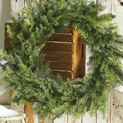 Raz Imports Raz 28" Real Feel Cedar Pine Greenery Christmas Wreath W4102412 New