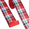 Raz Imports Raz 4" Red Tartan Plaid Wired Christmas Ribbon R4171882 Best