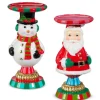 Raz Imports Raz 9" Retro Santa or Snowman Christmas Candle Stand Online