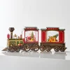 Raz Imports Raz 12.25" Santa and Reindeer Lighted Christmas Water Globe Train 4500789 Sale