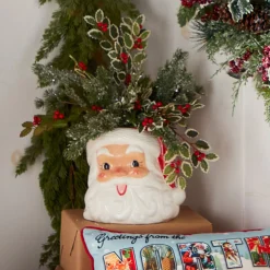Raz Imports Raz 8.75" Santa Container Christmas Decoration 4310260 Discount