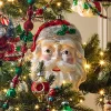 Raz Imports Raz 10.5" Santa Head Glass Christmas Ornament 4520903 Sale