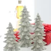 Raz Imports Raz 9.5" Silver Glittered Christmas Tree Figures Set of 3 3211075 Online