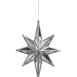 Raz Imports Raz 10.5" Silver Mirrored Star Christmas Ornament 4416409 Outlet