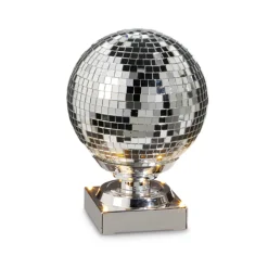 Raz Imports Raz 7.75" Silver or Pink Animated Spinning Disco Ball Christmas Decoration Best