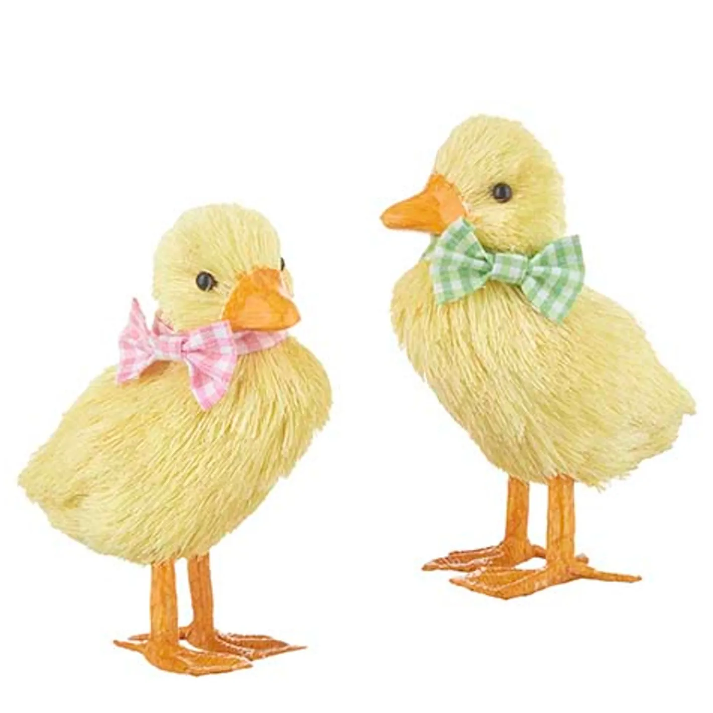 Raz Imports Raz 5.5" Sisal Ducks Easter Decoration Set of 2 4253306 New