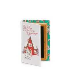 Raz Imports Raz 6.25" Snowman Mini Book Box Christmas Decoration Sale