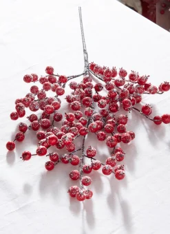 Raz Imports Raz 27.5" Snowy Red Berry Christmas Tree Spray F4306669