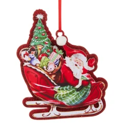 Raz Imports Raz 4.75" The Magic of Christmas Santa Christmas Ornament 4519144 Discount