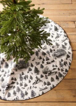 Raz Imports Raz 54" Through the Woods Christmas Tree Skirt 4520945
