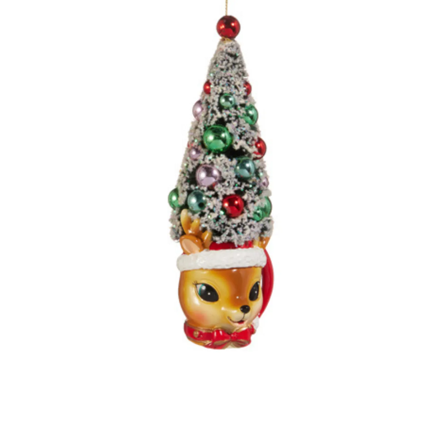Raz Imports Raz 6" Tree In Santa or Reindeer Mug Christmas Ornament 4520098 Outlet