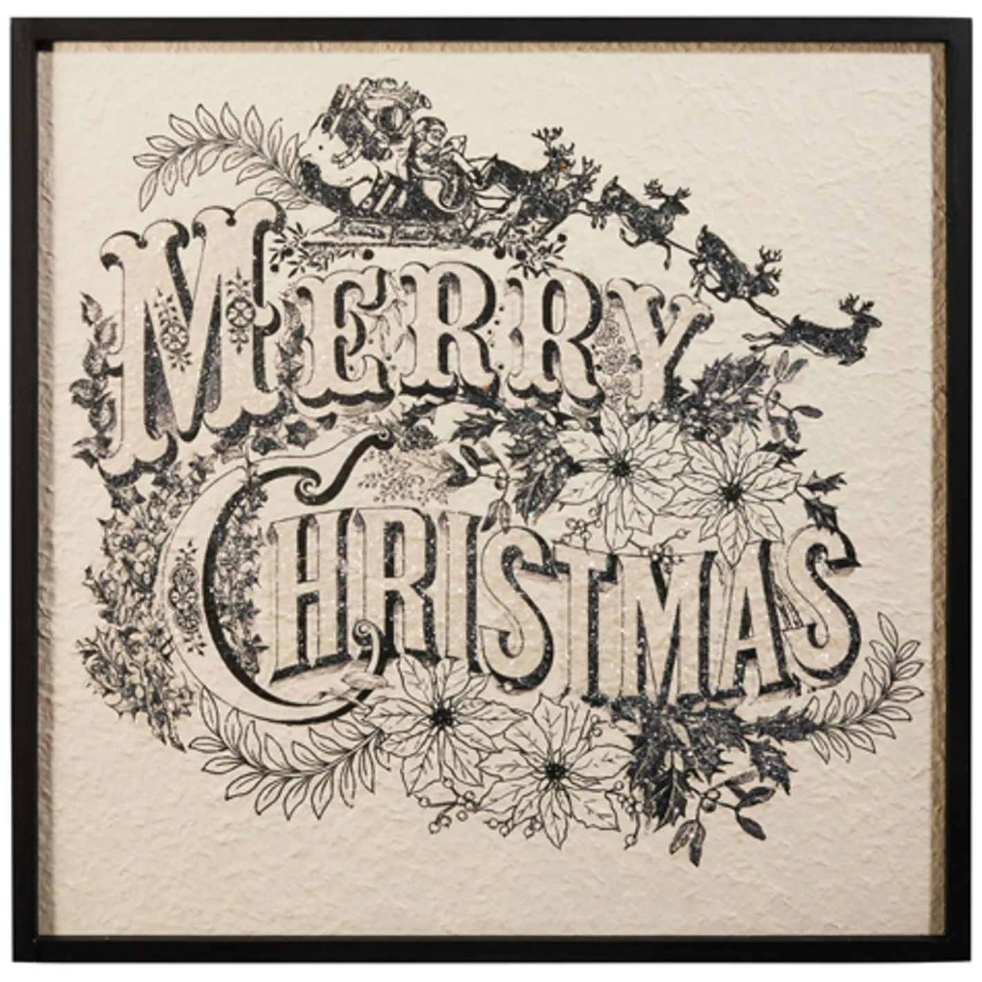 Raz Imports Raz 22" Vintage Merry Christmas Wall Art Christmas Decoration 4559126