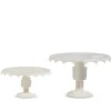 Raz Imports Raz 10.5" White Nutcracker Pedestals Christmas Decoration Set of 2 4510447 Best