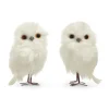 Raz Imports Raz 4.5" White Owl Christmas Ornament Set of 2 4403451 Online
