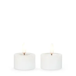Raz Imports Raz 1.75" White Tealight Flameless Candles with Melted Top 4559440 Best