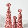 Raz Imports Raz Claydough Peppermint Candy Tree Christmas Figure Set of 3 3116231