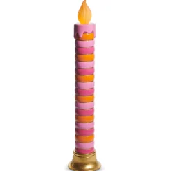 Raz Imports Raz Colorful Battery Operated Large Candle Christmas Decoration Sale