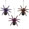 Raz Imports Raz Eric Cortina 4" Along Came A Spider Glass Halloween Ornament 4553165 Clearance