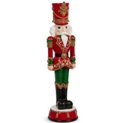 Raz Imports Raz Large 36" or 48" Red and Green Nutcracker Christmas Figure Sale