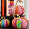 Raz Imports Raz Multicolor High Gloss Pumpkin Halloween Decoration Best