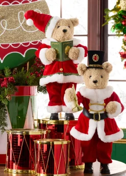Raz Imports Raz Nutcracker or Santa Bear Christmas Figure Discount