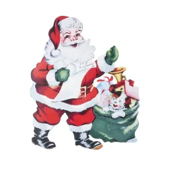 Raz Imports Raz 24"or 3' Santa with List Cut Out Christmas Decoration Best