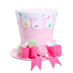 Raz Imports Raz Pink Sprinkles Snowman Top Hat Christmas Decoration Online