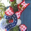 Raz Imports Raz Red Gingham Or Blue Starred Patriotic Wired Ribbon Online