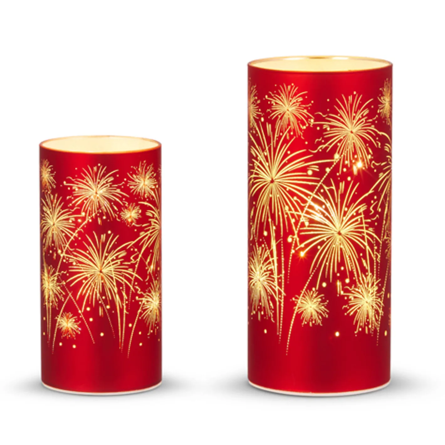 Raz Imports Raz Red Lighted Firework Battery Operated Lanterns Set of 2 4550150 Best