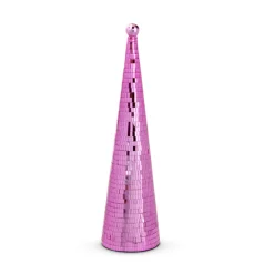 Raz Imports Raz Silver or Pink Disco Ball Cone Christmas Tree Online