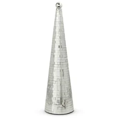 Raz Imports Raz Silver or Pink Disco Ball Cone Christmas Tree Online