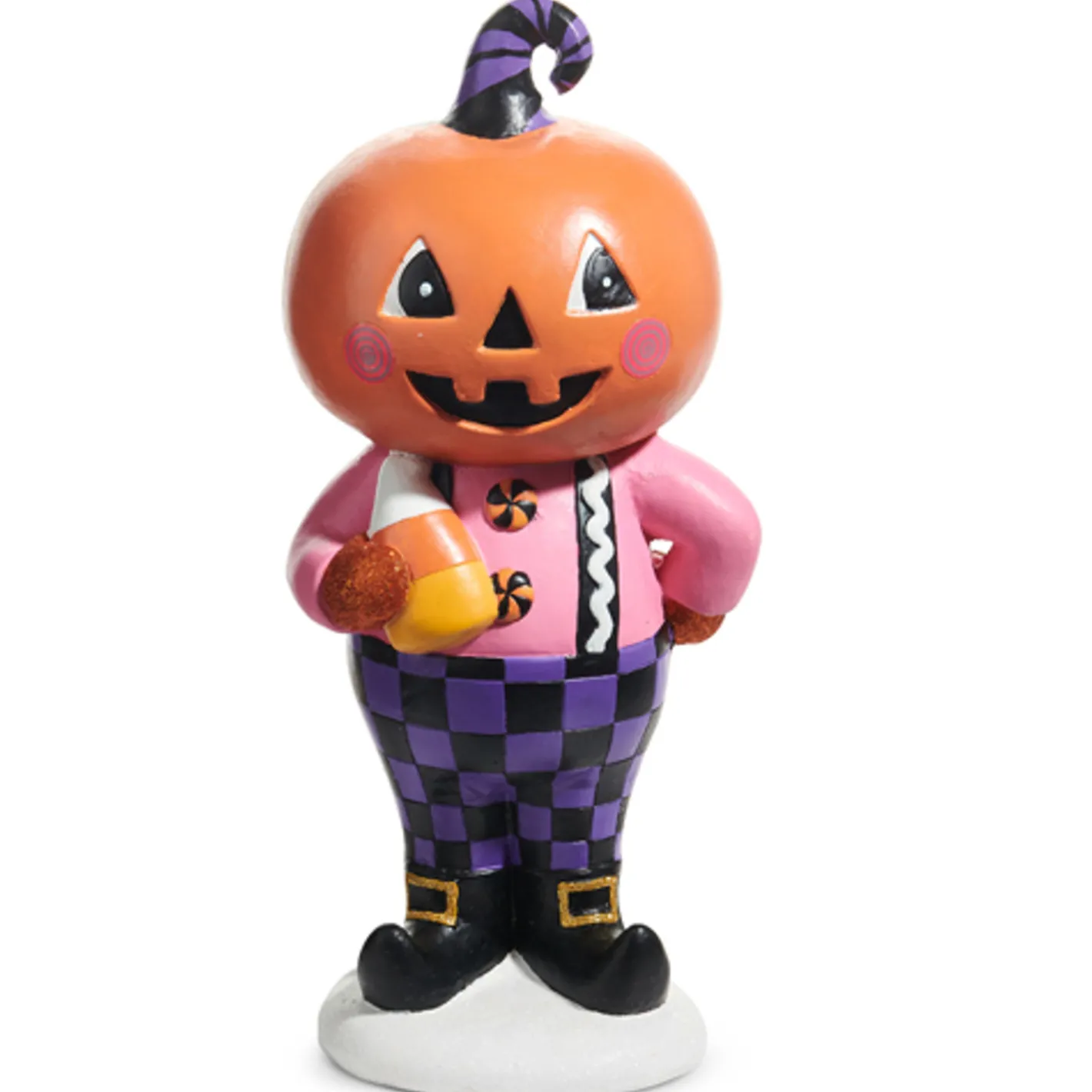 Raz Imports Raz Trick or Treater Witch or Pumpkin Man Large Halloween Figure Decoration