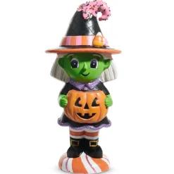Raz Imports Raz Trick or Treater Witch or Pumpkin Man Large Halloween Figure Decoration