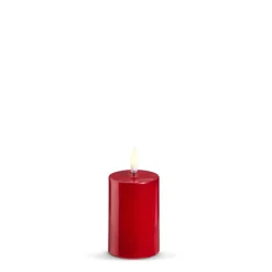 Raz Imports Raz Uyuni Red Battery Operated Candle with Lighted Flickering Flame