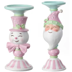 Regency International Regency Candy Snowman or Santa Candle Stand Christmas Candle Holder Discount