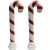 Cado Set of 2 40" Candy Cane Blow Mold Outdoor Christmas Decoration 77440 Discount