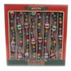 Shiny Brite Christmas Confetti 7' Glass Christmas Tree Garland 4027757 Hot