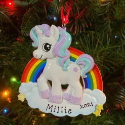 Polar X Unicorn Personalized Christmas Ornament OR1652 Online