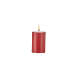 Raz Imports Uyuni 4" Flicker Flame Red Votive Battery Candle 4134515